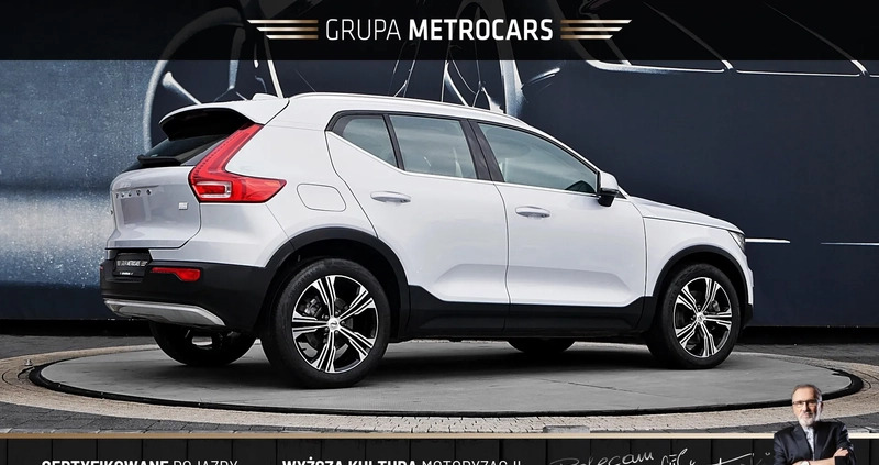 Volvo XC 40 cena 139898 przebieg: 44296, rok produkcji 2021 z Strzegom małe 497